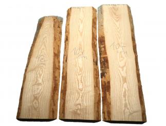 Eschenholz Brett Esche Holz Bohle 92x24-30cm x 47mm 