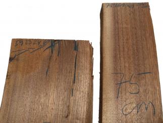 Nussbaumholz Walnussholz Nussholz 75x16-19cm x 58-60mm 