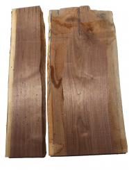 Nussbaumholz Walnussholz Nussholz 80x19-20cm x 59mm 