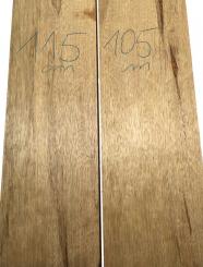 Black Limba Holz Tonholz Ofram 115x21,5cm x 49mm 