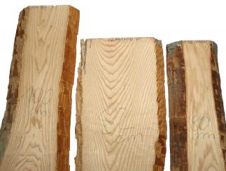 Eschenholz Brett Esche Holz Bohle 82x27-36cm x 45mm 