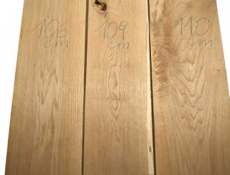 Eichenholz Brett Eiche Holz rustikal 110x18-28cm x 45-46mm 