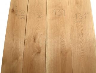 2x Eichenholz Brett Eiche Holz DIY 131x26cm x 23mm 