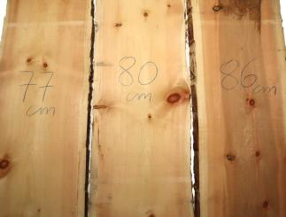 Zirbenholz Zirbelkiefer f Kleinteile Holz Zirbe 86x29-31cm x 50-51mm 