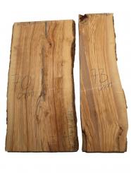 Oliven Holz Olivenholz Baumscheibe 73x20-23cm x 49-52mm 