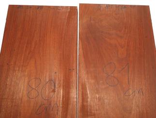 Padouk Holz Brett Paduk Padauk 81x35-36cm x 48mm 