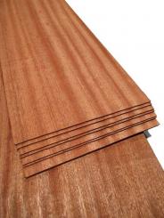 3mm Mahagoni Sägefurnier Holzfurnier 1F 86x10,5-11cm x 9 Blätter 
