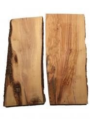 Oliven Holz Olivenholz Baumscheibe 59x23-27cm x 49-51mm 