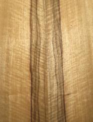 Black Limba Riegel Furnier Curly 247x16-17cm 2 Blätter 