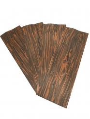 2mm Makassar Ebenholz SaRaiFo Sägefurnier 3x 125x20-21cm 