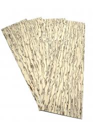 2mm Birke Maser Maserbirke SaRaiFo Sägefurnier 4x 62x20-21cm 