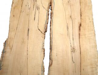 Gestocktes Ahorn Riegel Holz f. Epoxid 69x22-27cm x 26mm #2 