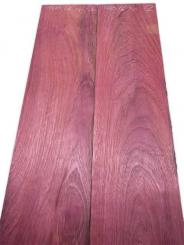 1x Amarant Holz Purpleheart Flader 85x20-23cm x 22mm 