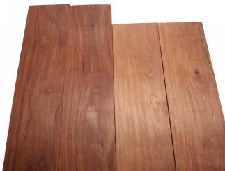 2x Bubinga Holz Rosenholz 82x19,5cm x 23mm #82 
