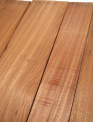 1x Tigerwood Boire Holz Amouk schlicht 111x16cm x 45-47mm 