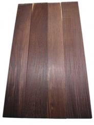 1x Wenge Holz Wengeholz Bretter 76x11,5cm x 45mm schlicht 