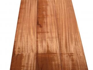 1x Mahagoni Holz Bohle Sapeli schlicht 94x24-25cm x 48mm 