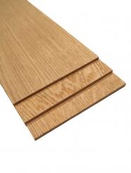 3x Eichen Holz dünne Brettchen Anleimer 122x13cm x 4,2mm 