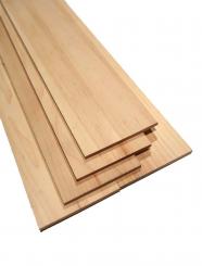 10x Ahornholz Maple Brettchen 51x7,4cm x 4,2mm dünne Lamellen 