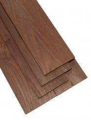 10x Akazien Holz geräuchert Lamellen 51x7,4cm x 4,3mm 