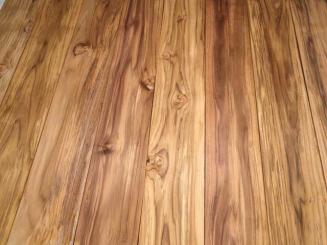 Teak Holz Brett Bohle Teakholz Massivholz rustikal 122x14cm 24mm 