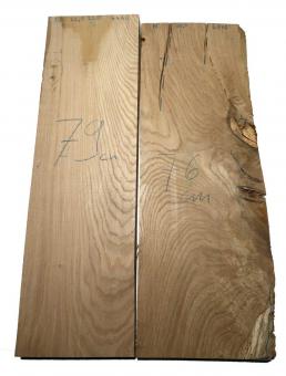 Eichenholz Brett Eiche Holz DIY 76x26,5cm x 43-46mm 