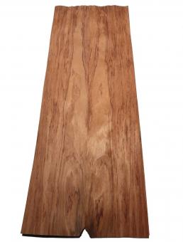 Bubinga Rosenholz Furnierholz 1H 104x19,5cm 4 Blätter 