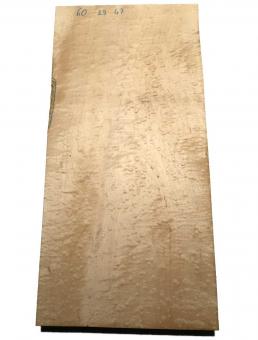 Muschel Ahorn Holz Quilted Maple Tonholz 60x29cm x 47mm 