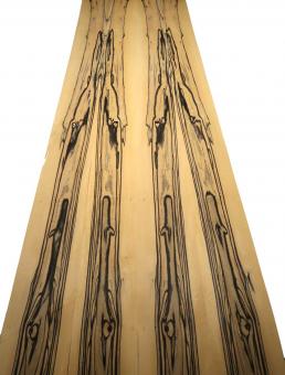 Ebenholz Furnier King Royal Ebony z4 288x21-22cm 2 Blätter 