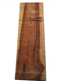 Palisander Holz Santos Brett Morado Edelholz 84x26-29cm x 27mm 