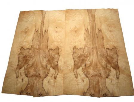 Olivesche Furnier Maser Holzfurnier 1G 105x34-35cm 2 Blätter 