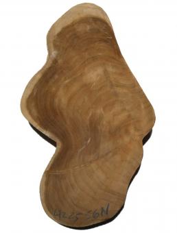 Teak wilde Baumscheibe Teakholz Massivholz 42x25cm 56mm 