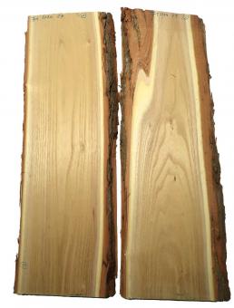 2x Robinienholz Akazienholz DIY Holz Akazie 71x21-24cm x 29mm 