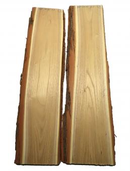 2x Robinienholz Akazienholz DIY Holz Akazie 78x17-20cm x 29mm 