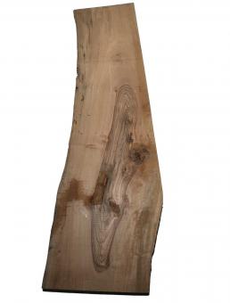 Walnussholz Brett Nussbaumholz wormy 144x33-40cm x 31mm 