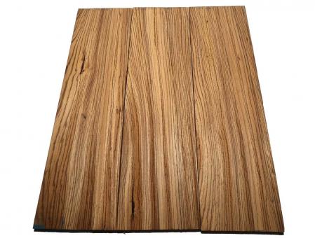 Zebrano Holz Brett Zebrawood rustikal 101x27,5cm x 22mm 