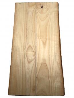 2x Eschenholz Brett Esche Holz Bohle 95x23-26cm x 22mm 