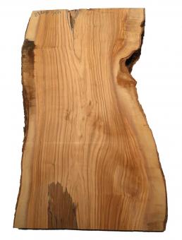 Oliven Holz Olivenholz Baumscheibe 81x40-50cm x 54-55mm 