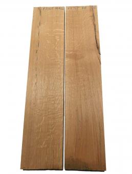 2x Eichenholz Brett Eiche Holz DIY 73x15,5cm x 46mm 
