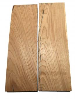 2x Eichenholz Brett Eiche Holz DIY 65x21cm x 46mm 