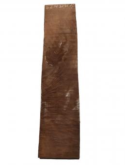 Nussbaum Holz Pyramide Maser geriegelt 62x14cm x 32-35mm 
