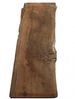 Eibenholz Eibe Holz drechseln rustikal 110x38-43cm x 50mm 