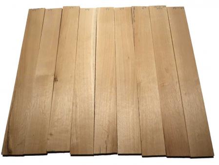 3x Eichenholz Brett Eiche Holz DIY 88x11cm x 23-24mm V1 