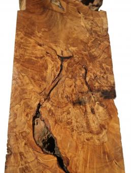 Oliven Wurzelholz Maser Epoxid Holz Drechseln 39x13-14,5cm x 80-84mm 