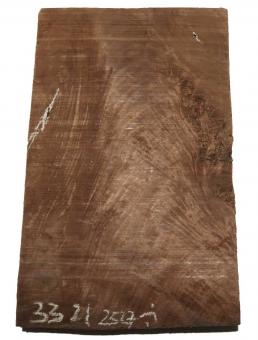 Nussbaum Holz Pyramide für Kleinteile 33x21cm x 25-27mm 