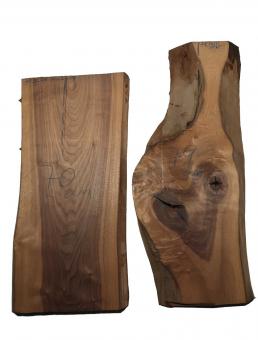 Nussbaumholz Walnussholz Nussholz 70x32-36cm x 44-47mm 