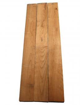 3x Kirschbaum Holz Kirschholz 102x11,5cm x 27-29mm A1 