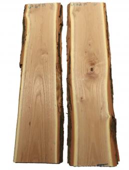 2x Robinienholz Akazienholz DIY Holz Akazie 67x16-18cm x 29mm 