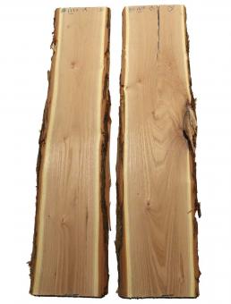 2x Robinienholz Akazienholz DIY Holz Akazie 80x17-20cm x 29mm 