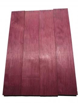 Amarant Holz Purpleheart Brett 83x15-15,5cm x 48mm 